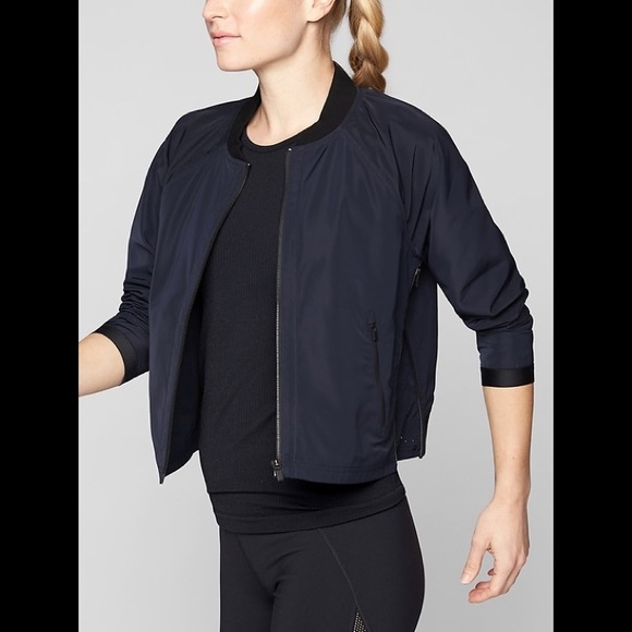 athleta bomber jacket